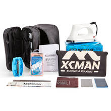 XCMAN esquí Snowboard Kit completo de encerado y sintonización bolsa de almacenamiento para viajar y almacenar herramientas bolsa con cremallera con plancha de encerado 2024 - compra barato