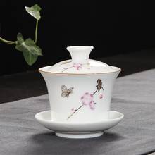Conjunto de chá guirlanda de cerâmica tureen chinês utensílios para chá fabricação de porcelana 2024 - compre barato