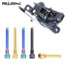 RISK-perno de freno de disco hidráulico para bicicleta, Perno fijo de aleación de titanio para Shimano Pad MTB, M4x26, 2 uds. 2024 - compra barato