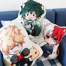 Brinquedos de pelúcia de anime todoroki 50cm, boneco de desenho animado kirishima eijiro cussuou bakugou katsuki izuku 2024 - compre barato