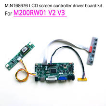 For M200RW01 V2 V3 20" 1600*900 LCD monitor panel  DVI VGA M.NT68676 screen controller drive board CCFL LVDS 30Pin DIY kit 2024 - buy cheap