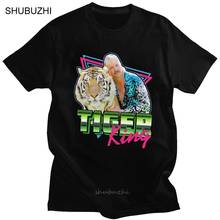 Funny Joe Exotic Tiger King T-Shirt for Men Short Sleeved Leisure Election For President Big  Tee Tops O-neck Cotton T Shirt 2024 - buy cheap