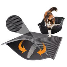 Double Layer Cat Litter Mat Waterproof Pet EVA Litter Cat Pads Trapping Pet Litter Box Products Bed Mat Pet For Cats House Clean 2024 - buy cheap