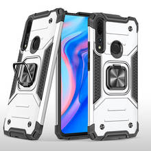 Capa de celular à prova de choque com suporte magnético, capa com luxuosa armadura militar de proteção contra queda, para huawei y9 prime 2019 2024 - compre barato