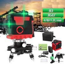 Laser Level 12 Lines Green Line 3D Self-Leveling 360 Horizontal &Vertical Super Powerful Green Beam Laser Levels New Arrival 2024 - buy cheap