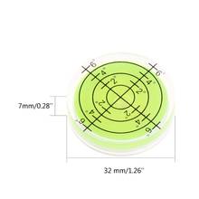 32x7mm Bulls-eye nivel de burbuja marcado nivel de superficie para cámara Circular 2024 - compra barato