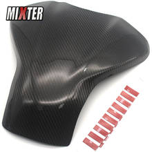 Motorcycle Accessories Real Carbon Fiber Tank Cover Case Fuel Pad Protector For Kawasaki Ninja400 2018-2022 Ninja 400 Z400 Z-400 2024 - buy cheap