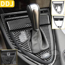 For BMW 6 Series E63 E64 2004-2010 Car Gear Shift Panel Carbon Fiber Cover Stickers Automatic Transmission Manual Gearbox Trim 2024 - buy cheap