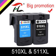 YLC PG510XL CL511XL Compatível Cartucho De Tinta Para PIXMA canon PG510 CL511 IP2700 MP230 MP240 MP250 MP260 MP270 MP280 impressora 2024 - compre barato