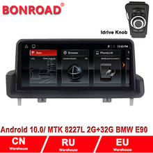 Bonroad-radio con GPS para coche, reproductor con android 10,25, 10,0 pulgadas, wifi, bluetooth, pantalla IPS, para conductor izquierdo, E90, E91, E92, E93 2024 - compra barato