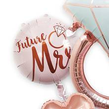 Happy Galentine's Day Decorations Ring Balloon She Said Yes for Valentine's Day U7EE 2024 - buy cheap