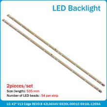 Retroiluminação LED tira barra de LEDs para LG 42 54 "V13 Borda REV0.8 42LA644V 6920L-0001C 6916L-1269A 6922L-0103A 6922L-0062A 6916L-1316A 2024 - compre barato