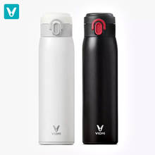 VIOMI 300/460ML Stainless Steel Thermose Double Wall Vacuum 24H Insulated Water Bottle Drinking Cup Single Hand ON/Close 2024 - buy cheap
