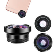 4k HD объектив камеры 15X макрообъектив широкоугольный объектив Профессиональный Универсальный зажим на объектив сотового телефона для смартфона Huawei iphone 2024 - купить недорого