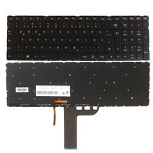 Novo teclado alemão para lenovo 700-15 700-15isk g com iluminação de fundo e sem moldura 2024 - compre barato