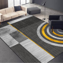 Nordic casa tapetes e tapetes para sala de estar quarto área moderno simples 3d geométrico grande tapete sofá mesa chá tapetes 2024 - compre barato