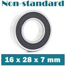 16287 rolamentos de esferas não padronizados 16*28*7mm (1 pc) diâmetro interno 16 mm diâmetro exterior 28 mm espessura 7 mm rolamento 2024 - compre barato