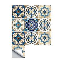 10Pcs Moroccan Style Tile Stickers Waterproof Wall Stickers Bathroom Art Decor,6x6 Inch 2024 - buy cheap