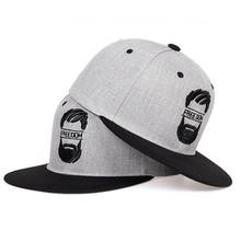 2020 new human headband letter embroidered baseball cap fashion hip-hop snapback caps men's wild hip-hop hat cotton wild hats 2024 - compre barato