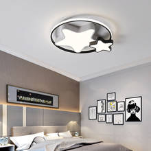 2021 новый современный светодиодный потолочный светильник гостиная, Спальня Кабинет балкона освещение творческий круглый потолочный светильник с рисунком пятиконечной звезды светодиодные лампы 2024 - купить недорого