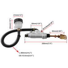 Bomba de cilindro maestro de freno trasero, accesorios de motocicleta para Honda Sportrax 400, TRX400EX, 1999-2008 2024 - compra barato