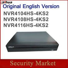 Original dahua english NVR4104HS-4KS2 NVR4108HS-4KS2 NVR4116HS-4K 4/8/16 Channel Compact 1U 4K&H.265 Lite Network Video Recorder 2024 - buy cheap