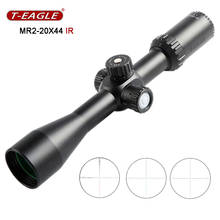 Tactical riflescope spotting scope para rifle de caça óptica colimador arma vista gravado vidro vermelho luz verde mr 2-20x44 ir 2024 - compre barato