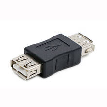 USB 2,0 Тип A гнездо к гнезду соединитель адаптера F/F конвертер продвижение Usb расширение Jack 2022 - купить недорого