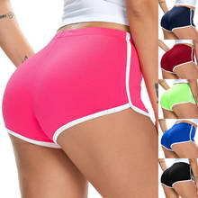 Pantalones cortos de verano para mujer, shorts deportivos elásticos para correr, europeos y americanos, sexy, novedad de 2020 2024 - compra barato