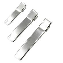Double Prong Silver Flat Metal Alligator Hair Clips Barrette for Bows hairpins diy hair accessories 100pcs 2024 - buy cheap
