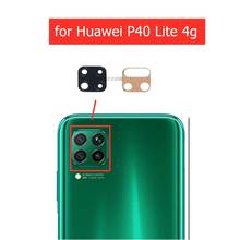 Lente de Cristal para cámara trasera de Huawei P40 Lite 4g, cristal de cámara trasera con pegamento 3M, pieza de repuesto de reparación, 2 uds. 2024 - compra barato