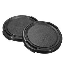 Univeral 10pcs 49mm Center Pinch Front Lens Cap For Canon Nikon DSLR Camera 2024 - buy cheap