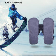 Лыжные перчатки водонепроницаемые перчатки Сноуборд перчатки с подогревом теплые снегоходные зимние перчатки мужские тактические ветрозащитные женские лыжные перчатки 2024 - купить недорого