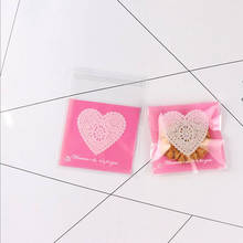 25 Pcs Transparent Bag Biscuit candy Cake Packaging Party Favors For Wedding Self Adhesive Bags Small Bags For Gift 2024 - buy cheap