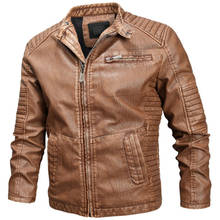 New Leather Jacket Men Suede Motorcycle Coat Handsome Boutique  Men's Leather Jackets Slim Fit Biker Jacket Male,M-5XL 2024 - buy cheap