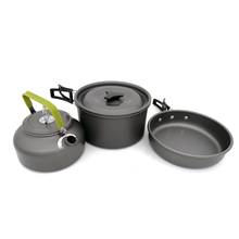 2020 New Camping Cookware Outdoor Cookware Set Camping Tableware Cooking Set Travel Tableware Cutlery Utensils Hiking Picnic Set 2024 - buy cheap