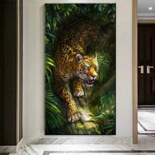 Animals Art Luxury Panther Leopard Paintings on Canvas Wall Pictures for Living Room Wall Art Posters Prints Home Cuadros Decor 2024 - buy cheap