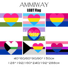 AMMIWAY Genderqueer Pansexual transgend pansexal bioral Demiromantic Demisexual Genderfluid Combo с изображением ЛГБТ-радуги 2024 - купить недорого