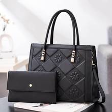 2020 New Bag Women's Casual Fashion 2-piece set Bag Messenger Shoulder Portable Female Bag Purses and Handbags 2024 - buy cheap