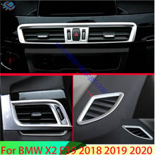For BMW X2 F39 2018-2020 Car Accessories  ABS Chrome Air Vent Outlet Cover Dashboard Trim Bezel Frame Molding Garnish Accent 2024 - buy cheap