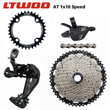 LTWOO A7 1x10 скоростей + задний переключатель + 42/46/50 T zracing Cassette / Chainring + SUMC 11s Chain Groupset, PCR BEYOND M6000 2024 - купить недорого