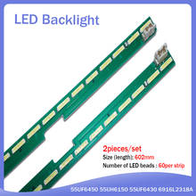 New 15set=30PCS 60LED 602mm LED backlight strip for LG 55UF6450 55UH6150 55UF6430 6916L2318A 6916L2319A 6922L-0159A LC550EGE 2024 - buy cheap