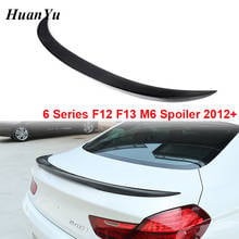 F12 F13 M6 Style Rear Spoiler for BMW 6 Series 2-door Coupe & Convertible Carbon Fiber Trunk Ducktail Lip Wings  640i 650i 2012+ 2024 - buy cheap