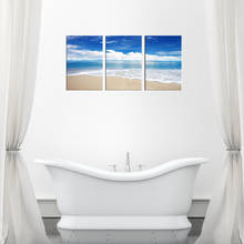 Blue Sea Living Room Wall Art Beach Poster Printed Seascape Landscape Picture for Kitchen Bathroom Wall Decor Dropshipping 2024 - buy cheap