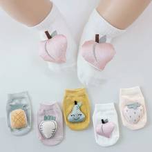 Baby Girls Boys Cartoon Ankle Socks Cotton Newborn Baby Socks Anti Slip Floor Sock fruit Design Fashion Brand Summer Spring 2024 - buy cheap