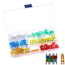 New 120 pcs/lot Mini Blade Fuse Assortment Set Auto Car Motorcycle SUV FUSES Kit CN3 Fuse Clip 2024 - buy cheap