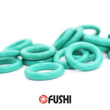 CS1.8mm FKM Rubber O RING ID 16/17/18/19/20/21.2/22.4/23.6/24*1.8 mm 100PCS O-Ring Fluorine Gasket Oil seal Green ORing 2024 - buy cheap