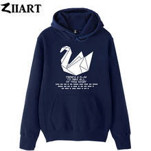 Girls Woman Hoodie Prison Break Dots A Plan Paper Crane Duck Swan Couple Clothes Autumn Winter Fleece ZIIART 2024 - buy cheap