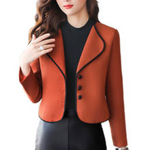 Women Coat 2020 Spring New Long Sleeve Single Breasted Short Jacket Ladies Girl Fashion Suit  Elegant Office Clothes A2079 2024 - buy cheap