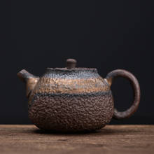 Japanese Ceramic Teapots Coarse Pottery Kung Fu Tea Pot Old Rock, Mud and Stone Pattern Teapot Drinkware 220ml 2024 - buy cheap